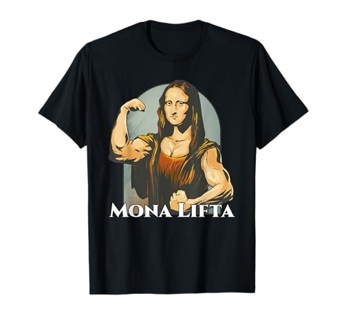 Kraftsport Parodie Muskeln Fitness Bodybuilding Mona Lifta T-Shirt