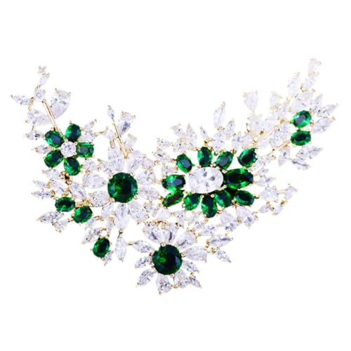 Broche zircon brillante pour illuminer votre manteau au quotidien