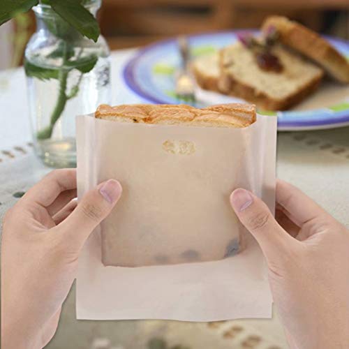 image for LokiLux Toaster Bags Reusable for Grilled Cheese Sandwiches,Non Stick 