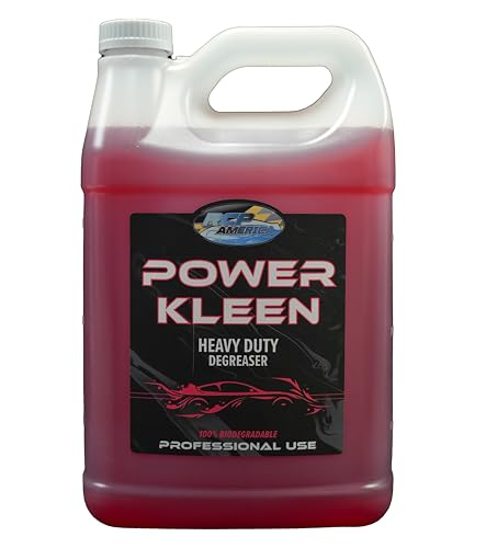 RCP America Power Kleen - Heavy Duty Degreaser for Industrial Cleaning & Automotive Detailing - Biodegradable Multi-Surface Cleaner - Highly Concentrated (1 Gallon)