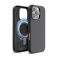 elago Cover Magnetica in Pelle Sintetica Compatibile con iPhone 16 Pro Cover, Compatibile con tutti...