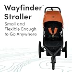 BOB Gear Wayfinder Jogging Stroller with Snack Tray, Independent Dual Suspension, Air-Filled Tires, and 75-Pound Weight Capacity, Canyon - Image 2