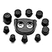 HAOTOM 11Pcs Back Door Tailgate Buffer Pad Bump Stop Shock Kit Rubber Compatible for Mitsubishi Pajero Montero V31 V32 V33 V43 1992-2006 MB893757 MB669479
