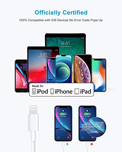 2 Pack Apple MFi Certified iPhone Charger 3M - Image 6