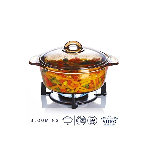 Arcoroc X Nobilta Vitro Blooming Glass Casserole 2L #TOP2
