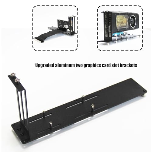 Support vertical pour carte graphique GPU avec adaptateur 90 degrés pour RTX 4060
