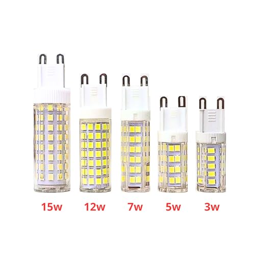 Kit 10 Lampada Led Halopim G9 12w 88 Leds Para Lustre Arandela (Branco quente)