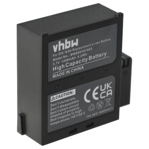 vhbw batería Compatible con AEE MagiCam S50, S51, D33, S7, S71 cámara de vídeo (1400 mAh, 3,7 V, Li Ion)
