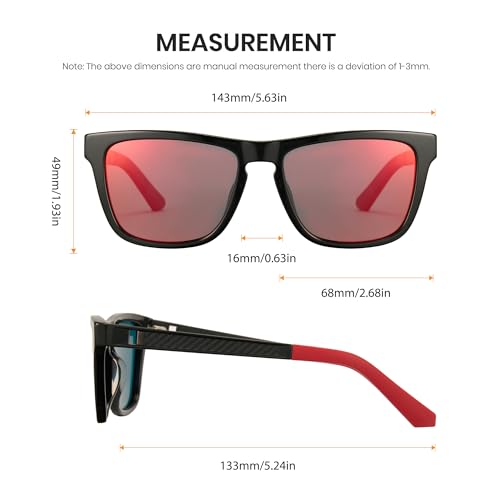Image of Cyxus Golf Sunglasses for Men Acetate Polarized UV400 Protection Golf Accessories Gift P1579
