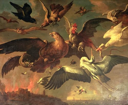 Cuadro sobre lienzo Guerre di pianura di Guglielmo III de 60x90cm ideal para decorar tu dormitorio