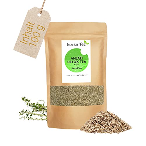 LORAN-Kräutertee Polpola"Anjali" 100g, Detox Tee, in wiederverschließbaren Zipp-Tüte, loser tee, Ayurveda Tee, Geschenk für Männer und Frauen Cover