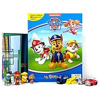 Paw Patrol My Busy Books - Storybook, 10 figurines, playmat