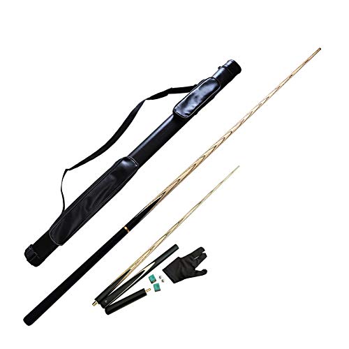 XYNH PC 1 Cue Tacos De Billar, 3/4 Articulado 57 Pulgadas Taco De Billar De Madera Dura Snooker, Juego De Tacos De Billar De Bolas De Billar Profesional, Palo De Taco De Billar, para House Bar