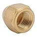 10PCS 1/4 Imperial Air Conditioning Copper Tube Connection Reinforced Nuts Forged Nuts Resistance to High Pressure Without Cracking for Industrial Piping Systems