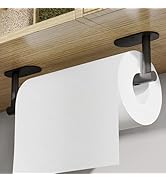RARXTR Paper Towel Holder, Under Cabinet Paper Towel Holder for Kitchen, Adhesive Paper Towel Rol...