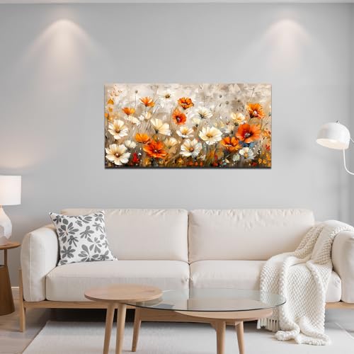 Impression sur toile moderne fleur végétale grand format pour bureau - 2
