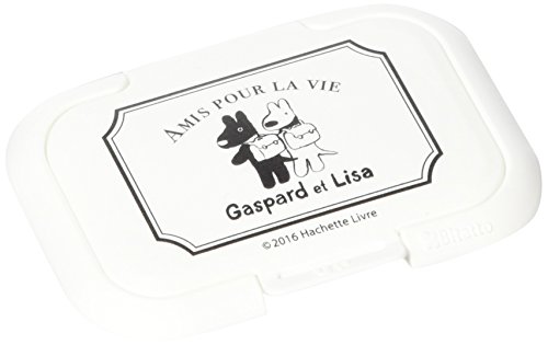 Bitatto ビタット ウェットシートのふた リサとガスパール ミニ ホワイト