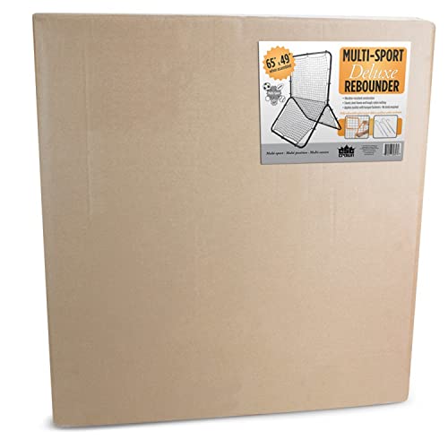 image for Crown Sporting Goods Multi-Sport Rebounder Pitch Back Screen with Adju