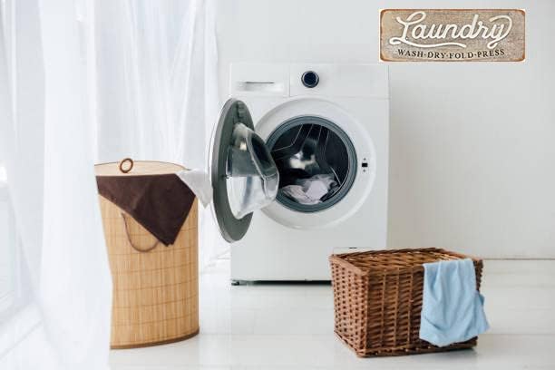 Miniatura 3 de Letrero vintage para cuarto de servicio, accesorios para cuarto de lavado, decoración de baño, cuarto de servicio, letrero de metal vintage,