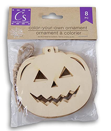 Spooky Town Wood Cutout Color-Your-Own-Ornament Halloween...