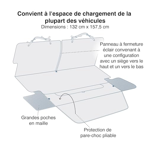 Tapis de coffre imperméable Kurgo chien accessoire auto auto SUV