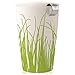 Tea Forté KATI Cup Ceramic Tea Brewing Cup with Infuser Basket and Lid for Steeping, Loose Leaf Tea Maker, Spring Grass