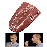 TOYANDONA 3 Pcs Halloween Realistic Fake Tongue Gross Jokes Prank Tongue Toys Halloween Horrific Magicians Prop