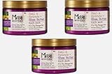 Maui Moisture Shea Butter Hair Mask 12 Ounce Jar (Heal/Hydrate) (354ml) (3 Pack)