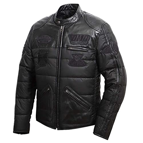 [fOi[] U[eLX^CWPbg LEATHER TEXTILE JACKET AIAAwɒE\veN^[W ubN XL 21WJ-5