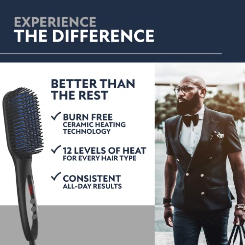 Arkam 328BS19 Beard Straightener For Men -Premium Heated Beard Brush Kit W/Anti-Scald Feature thumb #6