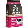 VitaCup Slim Instant Tea Packets Acai Oolong tea 24ct + Slim Instant Medium-Dark Ground Coffee 11oz, w/B Vitamins, Garcinia Camogia, Fiber, For Diet & Metabolism Support