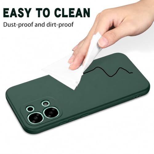 Image of Back Cover Compatible With Vivo T5x 5G /Y51 Pro 5G /iQOO Z11x 5G | Full Camera Protection | Premium Liquid Silicon Case | Flexible Bumper Case for Vivo T5x 5G / Y51 Pro 5G / iQOO Z11x 5G (Green)