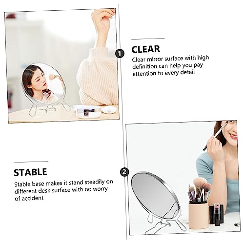 Espejo de maquillaje giratorio doble cara Ipetboom 2pcs miniatura 5