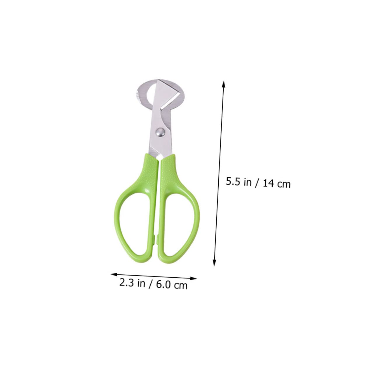 DECHOUS 3Pcs Quail Egg Scissors Cutter Tool with Curved Handle Design Effort Saving Kitchen Tools for Opening and Slicing