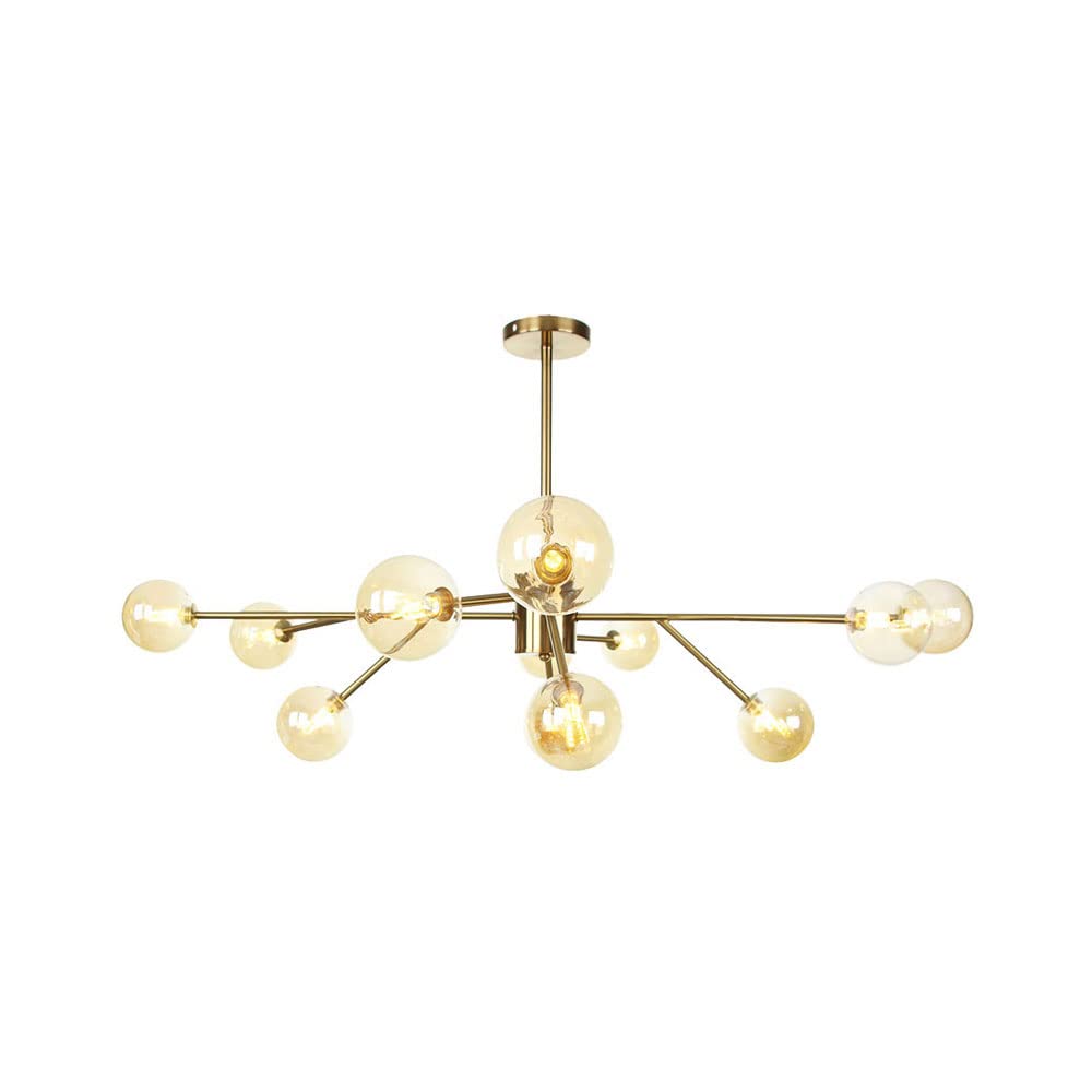 FYZDLAOR 12-Light Farmhouse Chandeliers,Wrought Iron Light Fixture,for Living Room Bedroom Restaurant Cafe Teahouse Bar Dining Room Club（with G4 Bulb）