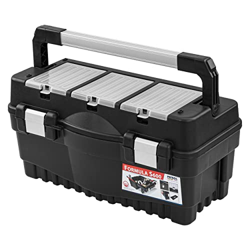 Werkzeugkoffer L Organizer Angelkiste leer Angelzubehör Kleinteile Kunststoff Transportbox Metallverschlüssen tragbarer Fischerei Tackle Beutel Zubehör...