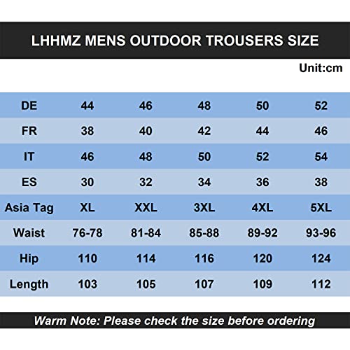 LHHMZ Pantaloni da Trekking Pantaloni da Passeggio...