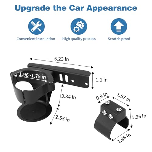 Portavasos para Jeep Wrangler JL 2024+ Negro miniatura 4