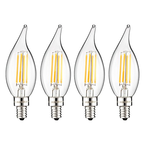 80% Off Discount Sunlite CFC/LED/AQ/4W/E12/D/CL/27K 4W 40W Equivalent LED Vintage Antique Style Chandelier Flame Light Bulb Candelabra E12 Base Dimmable, 2700K Warm White, 4 Pack 80% Off Discount Sunlite CFC/LED/AQ/4W/E12/D/CL/27K 4W 40W Equivalent LED Vintage Antique Style Chandelier Flame Light Bulb Candelabra E12 Base Dimmable, 2700K Warm White, 4 Pack