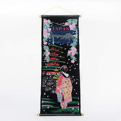 Tapisserie à motif japonais grand souvenir d'outre-mer en tissu de haute qualité