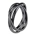 Bague Femme Acier Inoxydable Triple Anneaux Entrelacés Lot De 3 Anneaux Cadeaux Étagères Bagues