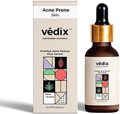 Vedix Prakhya Ayurvedic Acne Rescue Face Serum | Acne-Prone Skin l 20ml