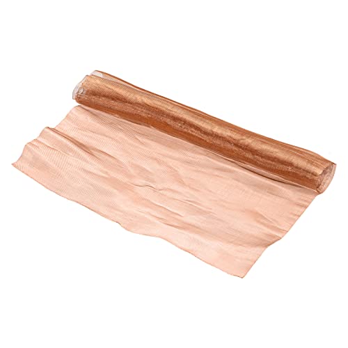 DMiotech 1 Paquete Cobre Pantalla Malla Filtración Paño, 20x12 Pulgadas para Doméstico Ventana Puerta