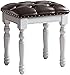 Vrity Bench Stołek Stołowy Zmiana Stołka Drewniana Makeup Stołek Piano Stołek Sypialnia Drewniana Drewniana Jadalnia Stołek Sklep Gościnny (Color : Brown, Size : 40x30x45cm)