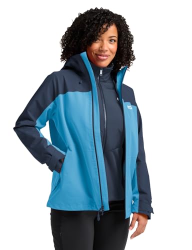 Jack Wolfskin Wild Places 3in1 Jkt W veste imperméable femme noire