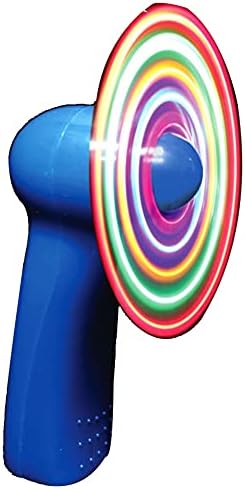 blinkee IllumiBreeze LED Multicolor Pocket Fan: Compact Battery-Powered Cool Air Blower with Lanyard for Summer Heat Relief image 2