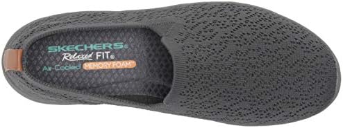 Skechers Modern Comfort Women's Women's Reggae Fest 2.0-Mellow Drama Loafer Flat, Charcoal, 8.5 | Image 4