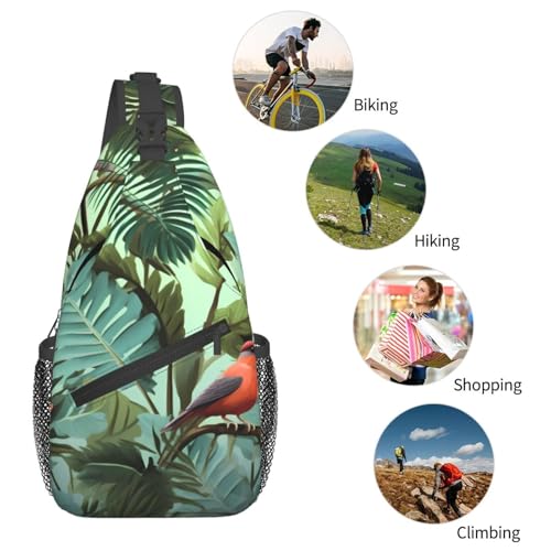 Bolso tipo Sling para hombres y mujeres negro miniatura 5