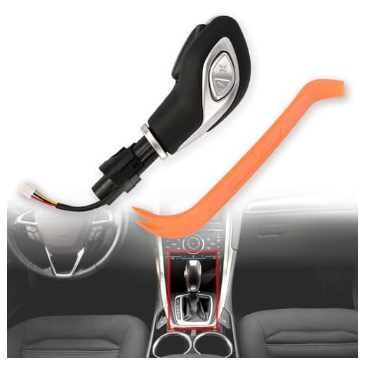 Magimaker Automatic Gear Shift Knob Handle with Button DG9Z-7213-EA for Ford Fusion 2013-2016 / Escape 2013-2016 / Transit 2015-2019 / Transit Connect 2018-2023 Gear Shifter Lever Selector (Matte)