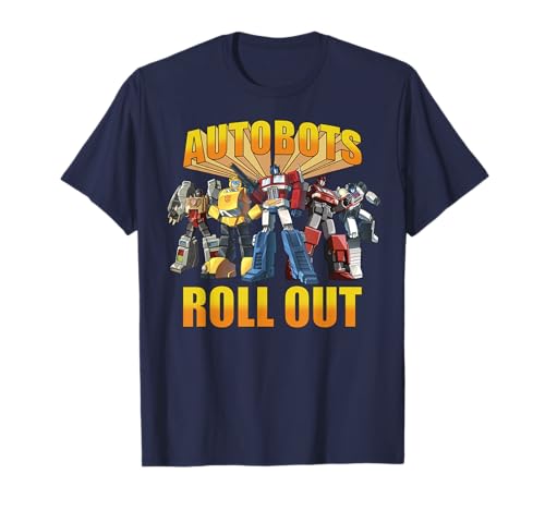 Transformers EAA9Y6CEZ9E Retro Autobots Roll Out Group Shot T-Shirt cover